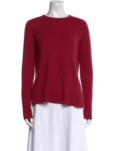 Pre-owned Loro Piana Baby Cashmere Crew Neck Sweater In Pink