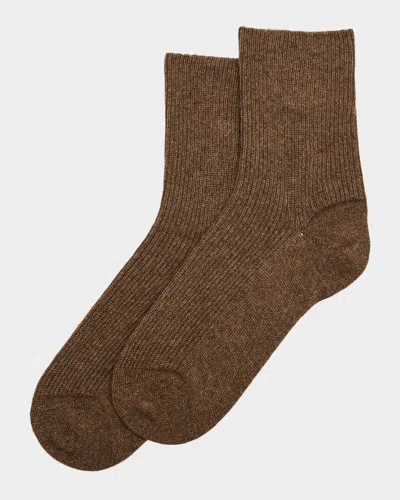 Loro Piana Baby Cashmere Crew Socks In Multi