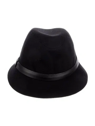 Pre-owned Loro Piana Baby Cashmere Hat In Black