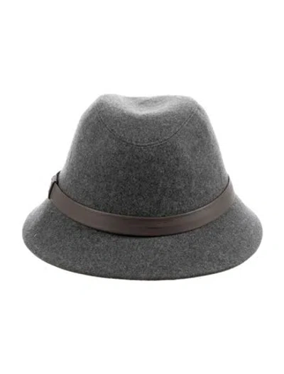 Pre-owned Loro Piana Baby Cashmere Hat W/tags In Gray