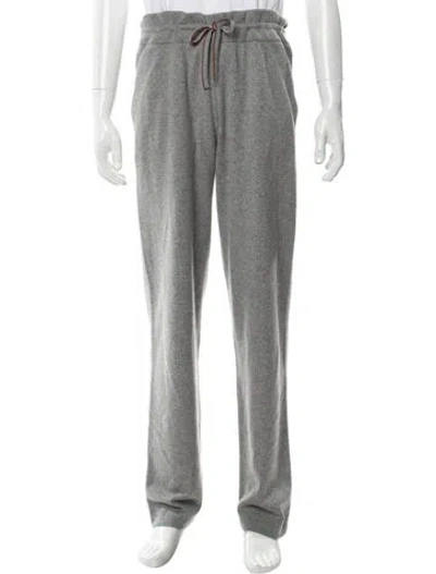 Pre-owned Loro Piana Baby Cashmere Lounge Bottoms In Gray