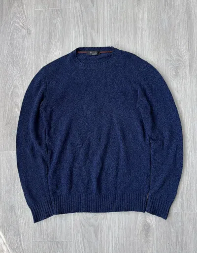 Pre-owned Loro Piana Baby Cashmere Luxury Sweater In Blue