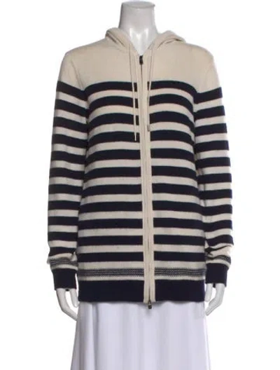 Pre-owned Loro Piana Baby Cashmere Striped Sweater