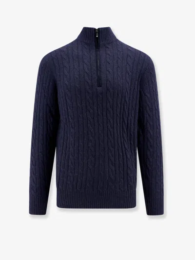 Loro Piana Baby Cashmere Sweater In Blue