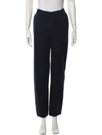 Pre-owned Loro Piana Baby Cashmere Sweatpants In Blue