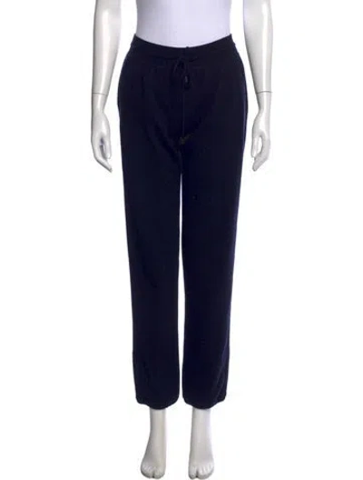 Pre-owned Loro Piana Baby Cashmere Sweatpants In Blue