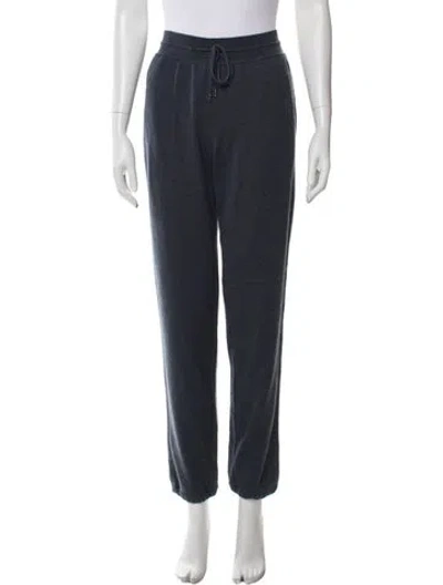 Pre-owned Loro Piana Baby Cashmere Sweatpants In Blue