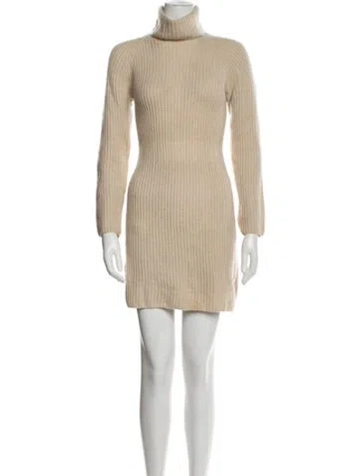 Pre-owned Loro Piana Baby Mini Dress In Neutral