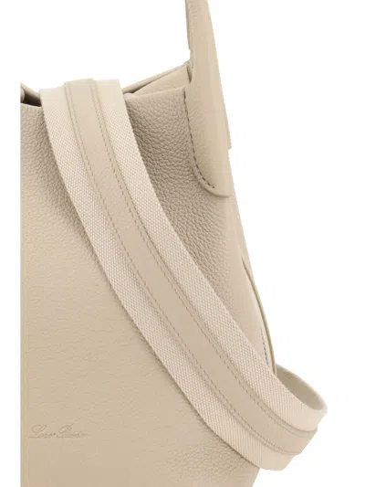 Loro Piana Bale Bucket Bag In Beige