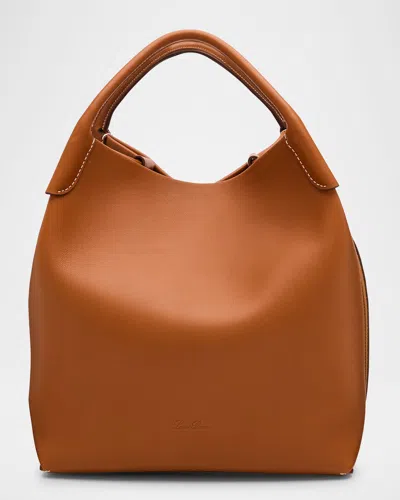 Loro Piana Bale Large Leather Bag