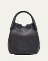 Loro Piana Bale Micro Grained Nubuck Shoulder Bag