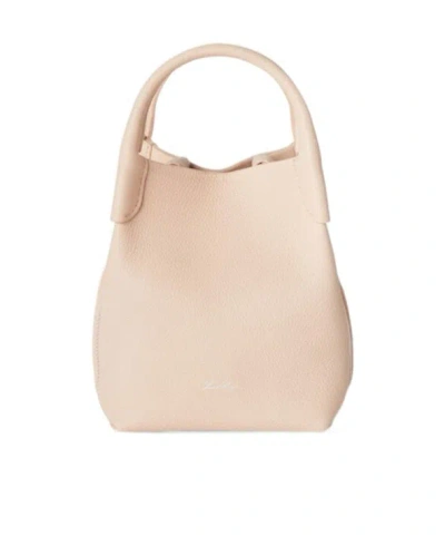 Loro Piana Bale Mini Handbag In Nude