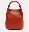 Loro Piana Bale Mini Leather Tote Bag In Orange