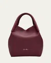 Loro Piana Bale Small Leather Top-handle Bag