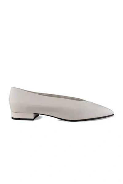 Loro Piana Rebecca Pointed Ballet Flats In Gray