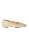 Loro Piana Rebecca Calfskin Ballerina Flats In Bright Camel