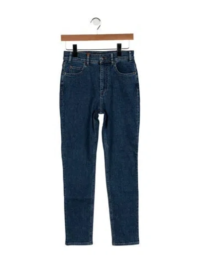 Pre-owned Loro Piana Barrell Straight Leg Jeans In Blue