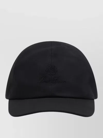Loro Piana Baseball Cap In Black