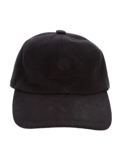 Pre-owned Loro Piana Baseball Cap In Black
