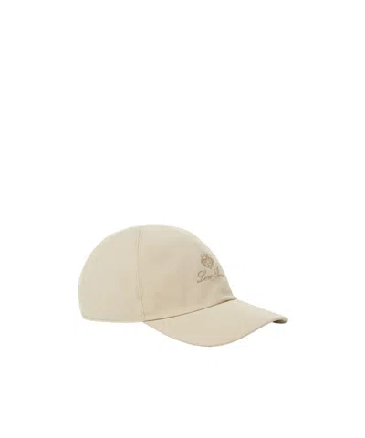 Loro Piana Baseball Cap In Latte