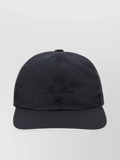 Loro Piana Baseball Cap Logo Fap9958pl R B1gj In Black