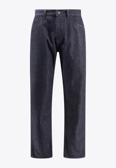 Loro Piana Basic Straight-leg Jeans In Blue