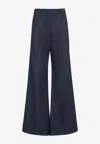 Loro Piana Raydel Cotton Blend Denim High Rise Jean In Blue