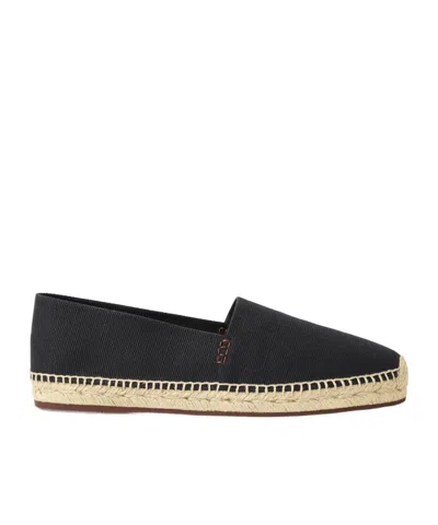 Loro Piana Basque Walk Espadrilles In Gray