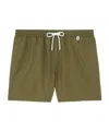 Loro Piana Bay Straight-leg Mid-length Swim Shorts In Green