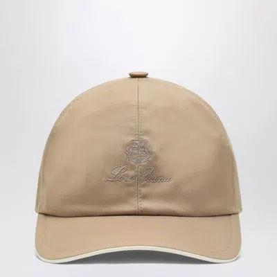 Loro Piana Beige Baseball Cap With Logo
