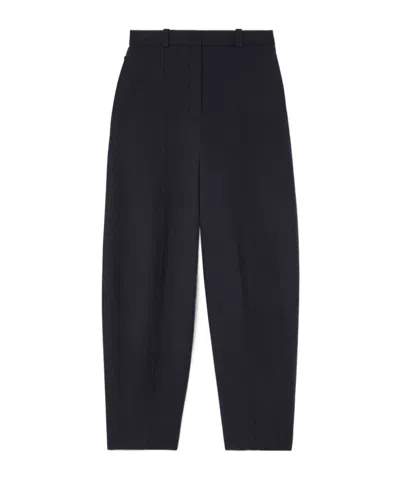 Loro Piana Belt-loop Casual Pants In Black