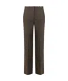 Loro Piana Belt-loop Casual Pants In Brown
