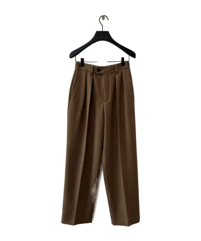 Loro Piana Belt Loop Casual Pants In Brown