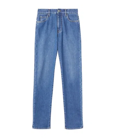 LORO PIANA BELT-LOOP JEANS