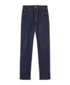 Loro Piana Belt-loop Jeans In Deep Lagoon Color
