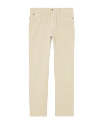 Loro Piana Belt-loop Jeans In Nude