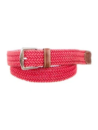 Pre-owned Loro Piana Belt In Pink
