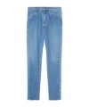 Loro Piana Quarona Belt-loop Jeans In Blue
