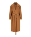 Loro Piana Belted Coat In Brown