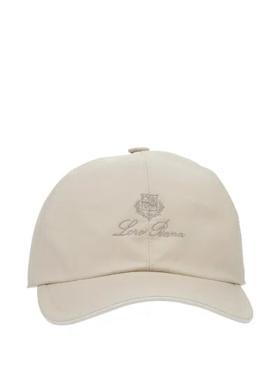 Loro Piana Bicolor Baseball Cap In Neutral