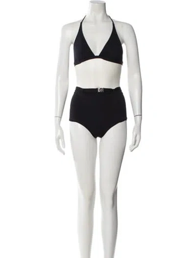 Pre-owned Loro Piana Bikini W/ Tags In Black