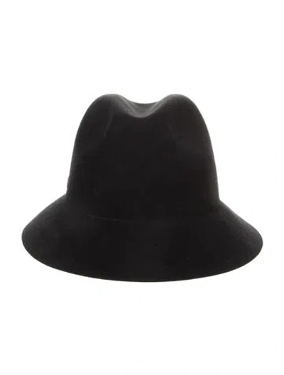 Pre-owned Loro Piana Black Cashmere Hat W/tags