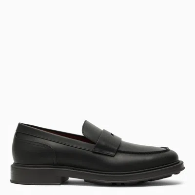 Loro Piana 'travis' Loafers In Black  