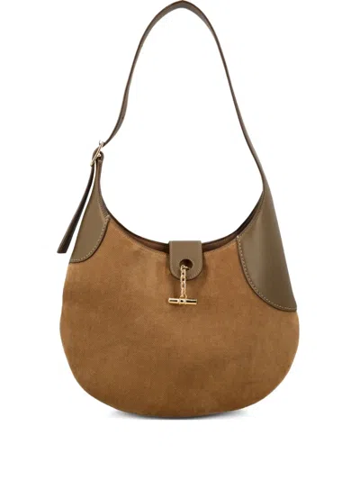 Loro Piana Bobbin Shoulder Bag In Brown