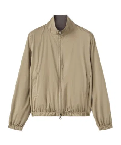 Loro Piana Bomber Jacket In Brown