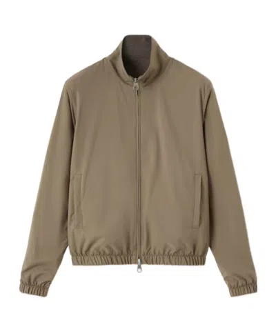 Loro Piana Bomber Jacket In Brown