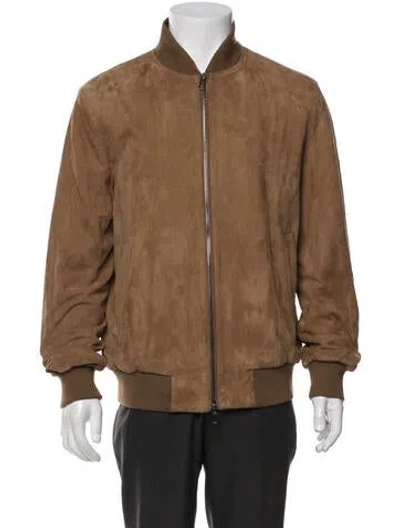 Pre-owned Loro Piana Bomber Jacket In Brown