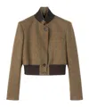 Loro Piana Marty Wool And Cashmere Bomber Jacket In Green