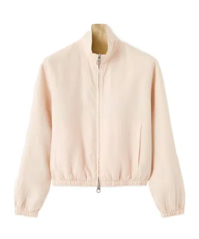 Loro Piana Bomber Jacket In Pink