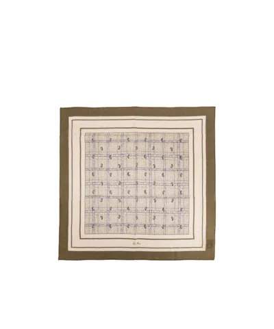Loro Piana Boteh Foulard In Brown